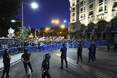 represion policial en madrid